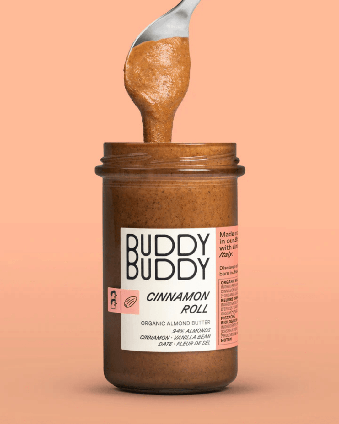 Organic Cinnamon Roll Almond Butter, 260g