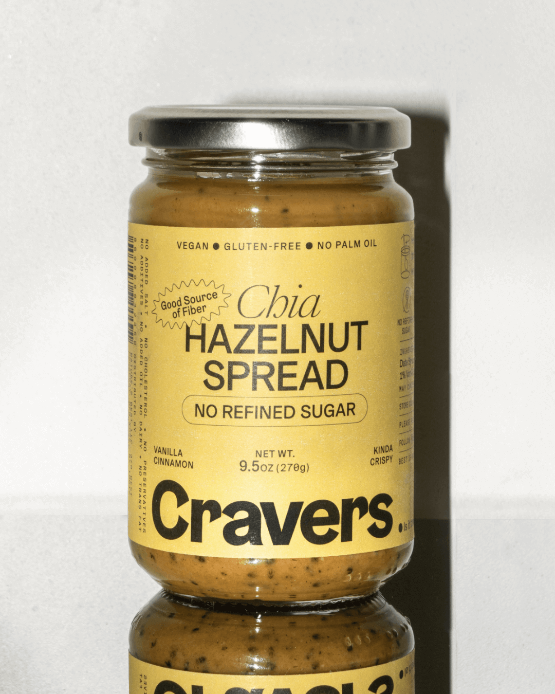 Chia Hazelnut Spread, 270g