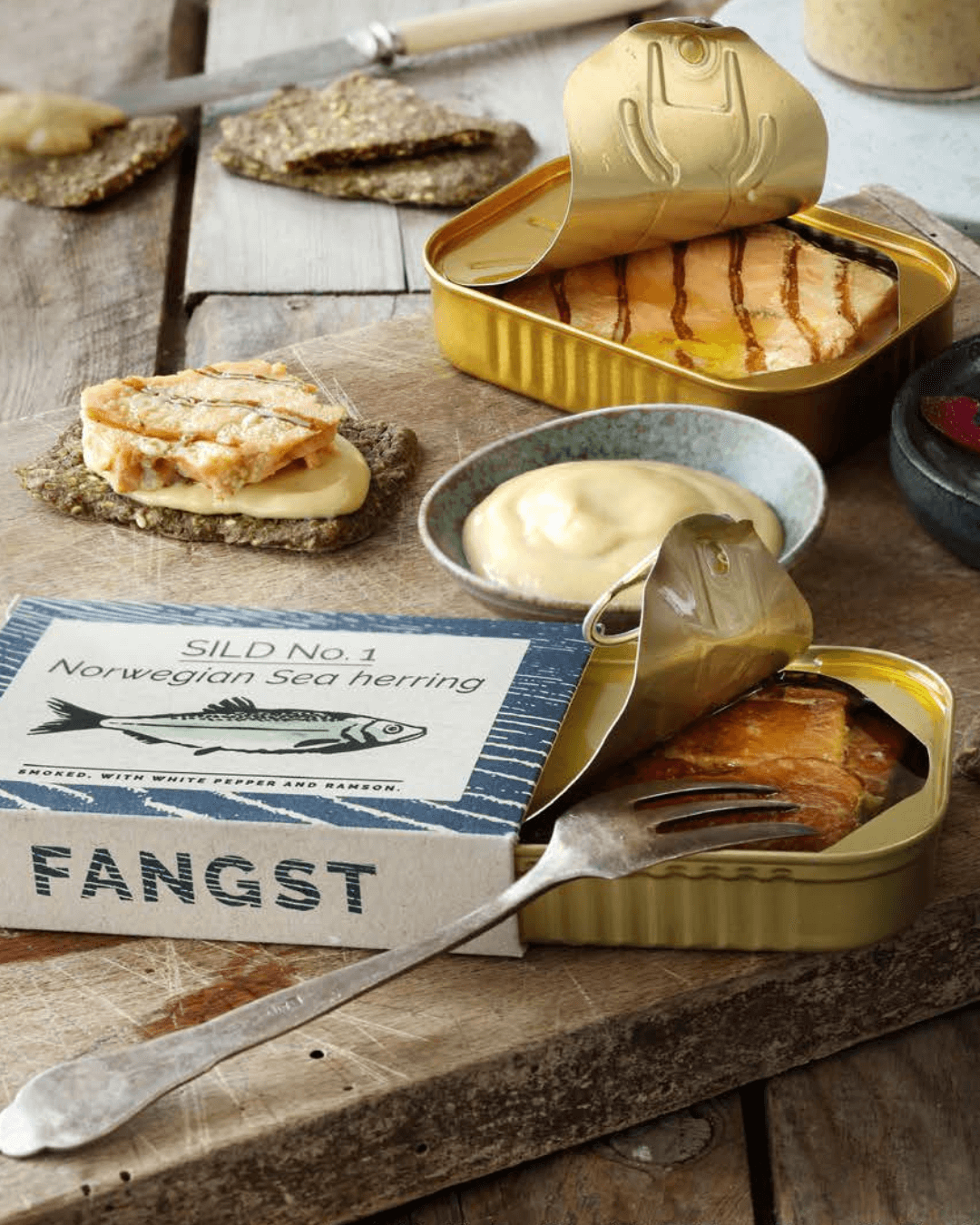 Geräucherter Hering mit Pfeffer und Bärlauch, 100g