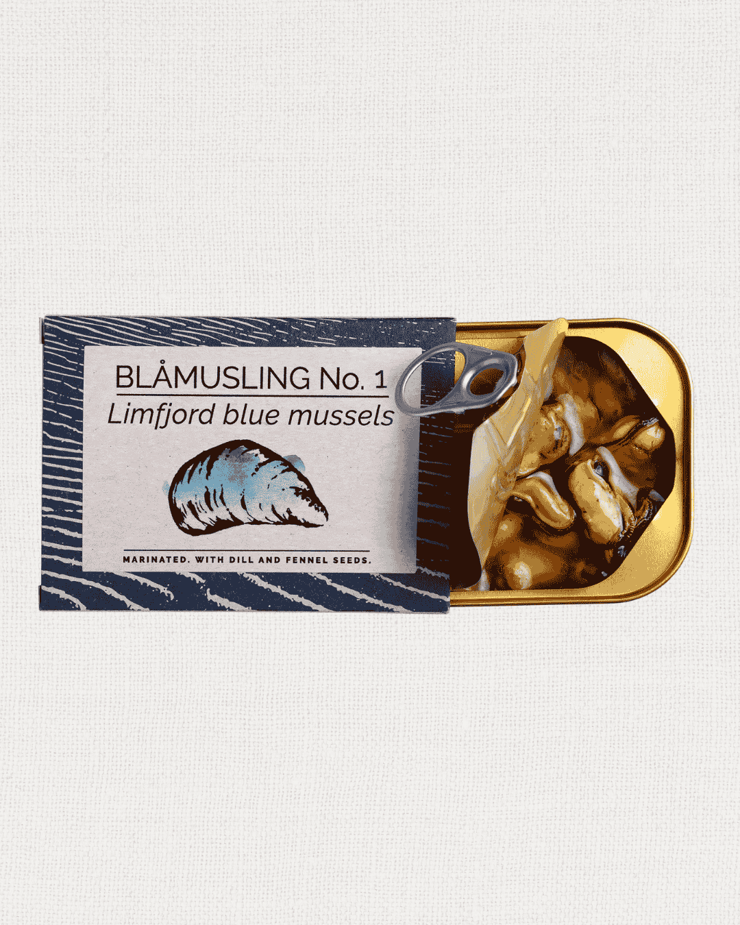 Limfjord Blaumuscheln mit Dill und Fenchel, 110g