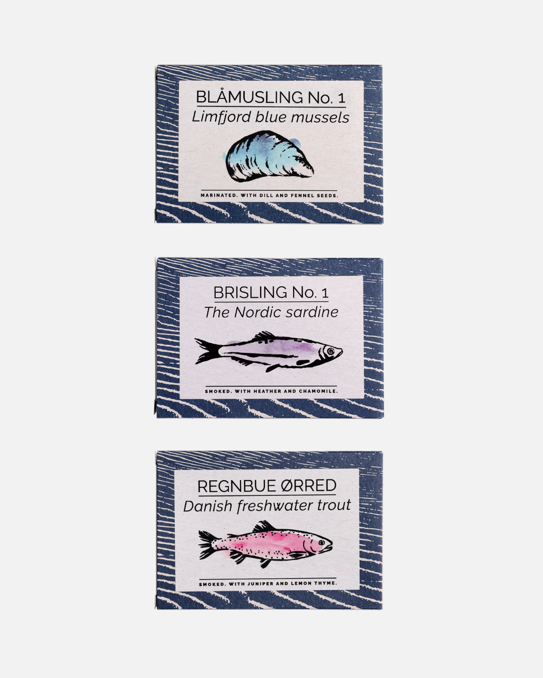 Fangst Nordic Tinned Fish 3-Pack Tasting Set