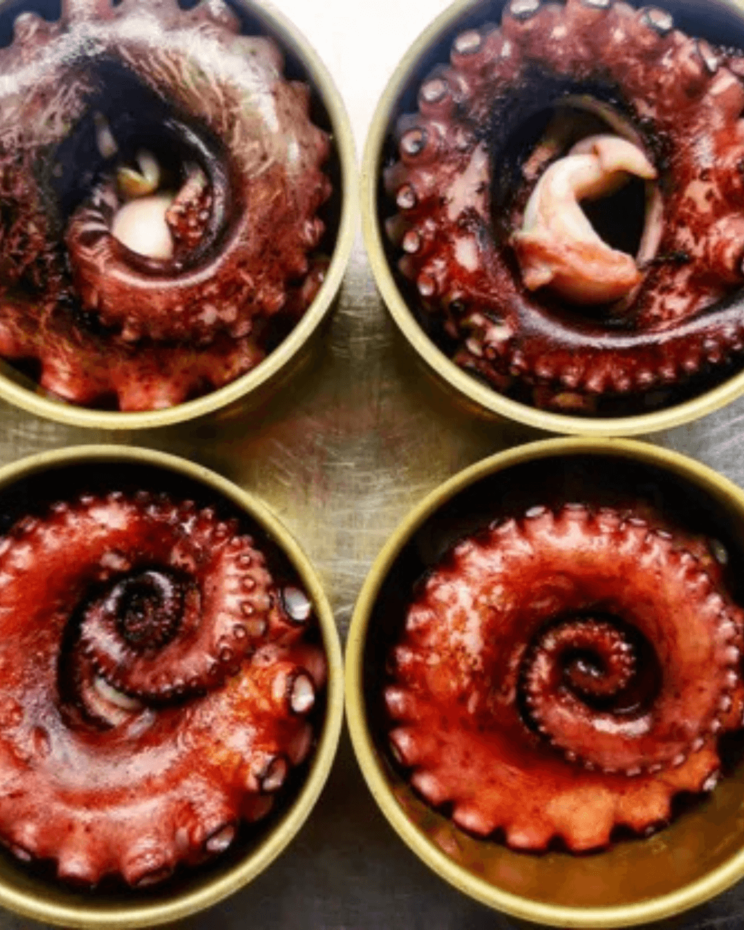 Geschmorter Oktopus in Olivenöl, 90g