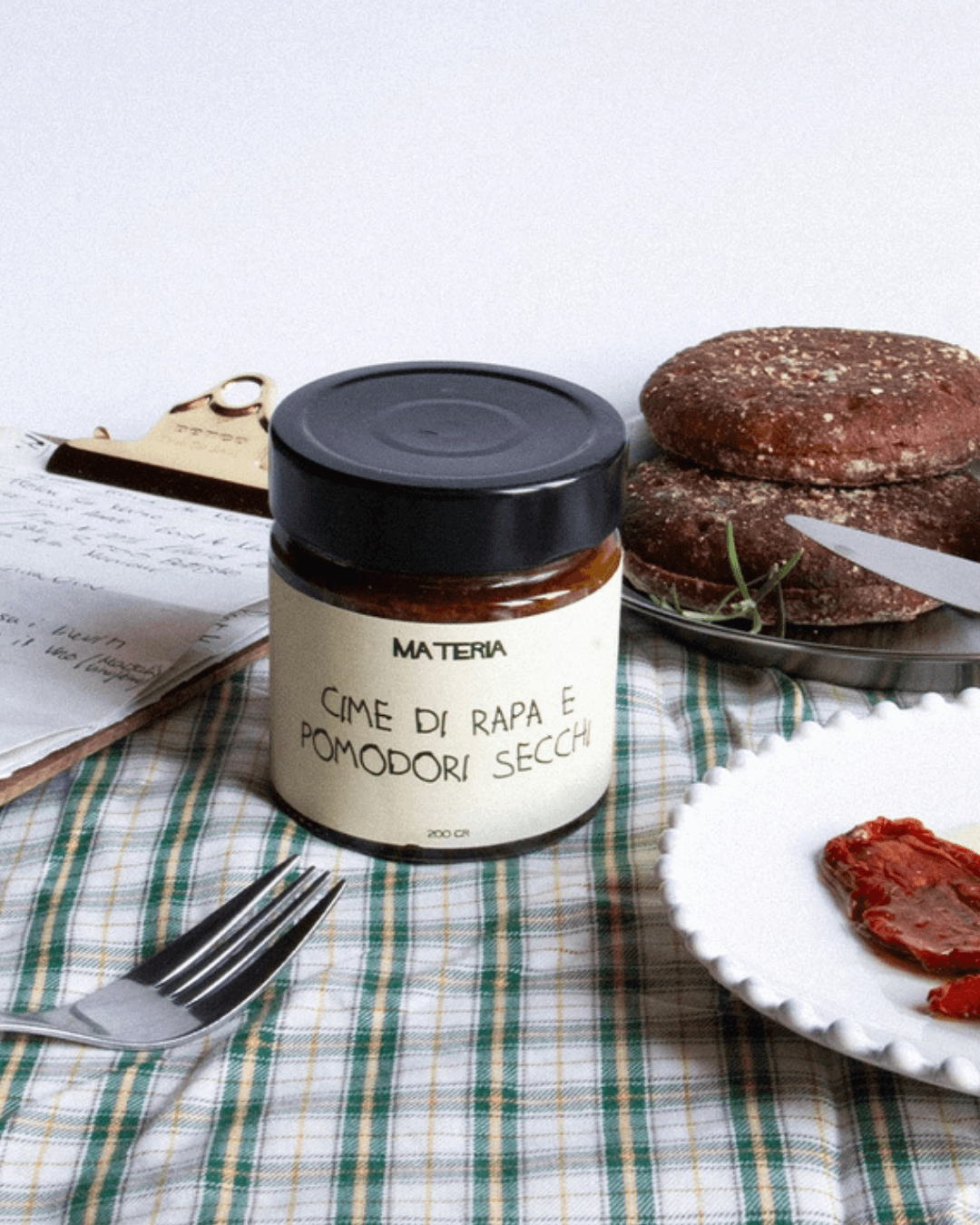 Turnip Greens and Sun-Dried Tomato Cream, 200g