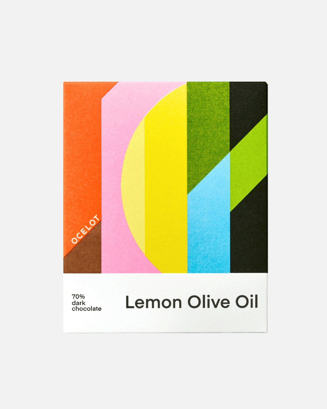 Dark Chocolate with Lemon Olive Oil from Ocelot - Gourmie Goods