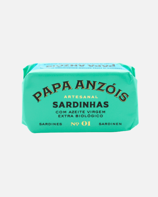Sardines in Organic Extra Virgin Olive Oil, 120g