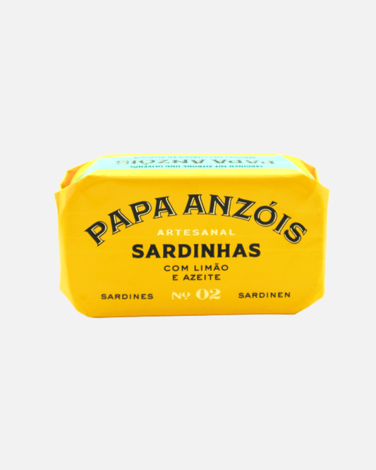 Sardinen mit Zitrone in nativem Olivenöl, 120g