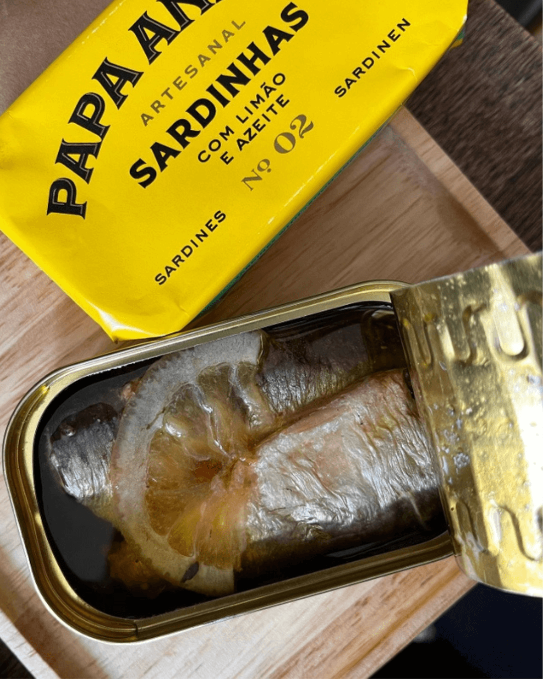 Sardines with Lemon and Virgin Olive Oil, 120g