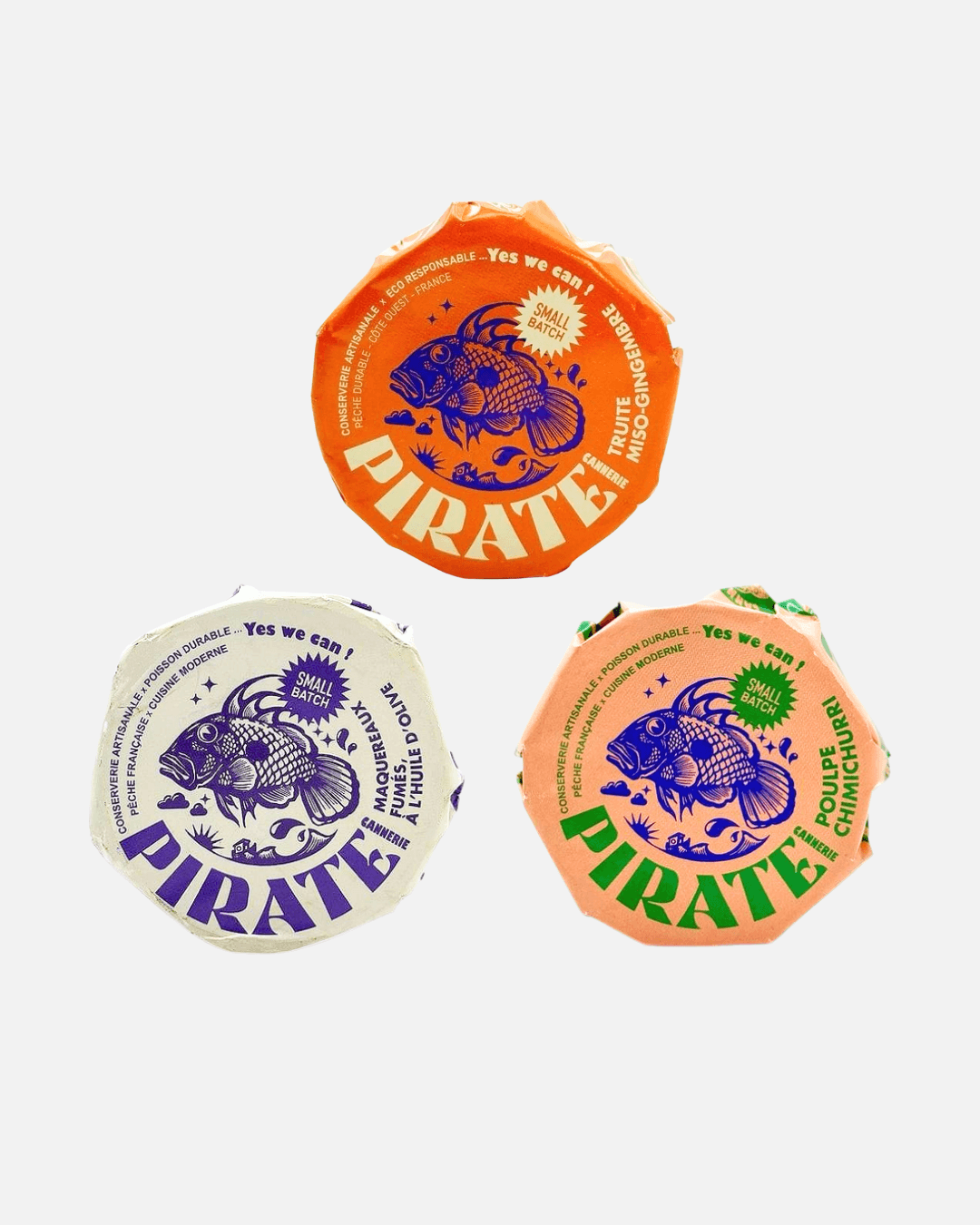Pirate Cannerie Tinned Fish 3-Pack Tasting Set
