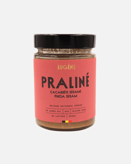 Eugène Chocolatier Organic Praliné Peanut Sesame Butter, 270g