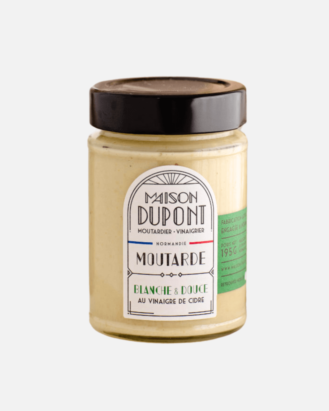 White Sweet Mustard with Normandy Apple Cider Vinegar, 195g