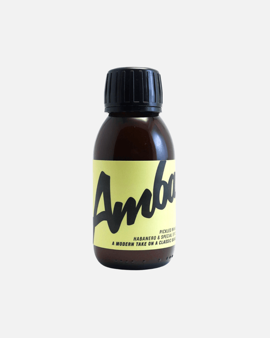 Product packaging on clean background