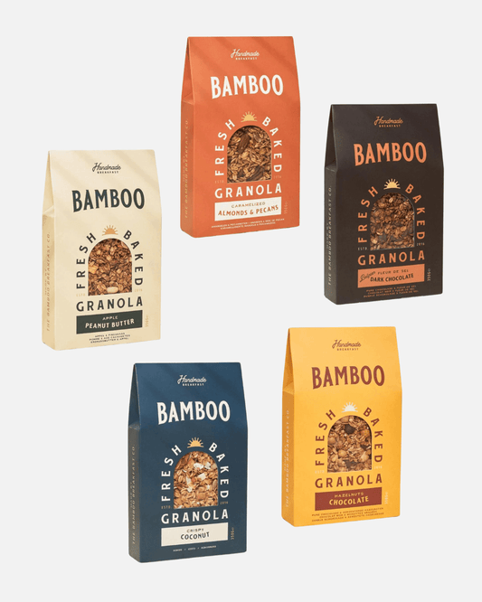 Bamboo Breakfast Granola Probierset, 5 x 350g