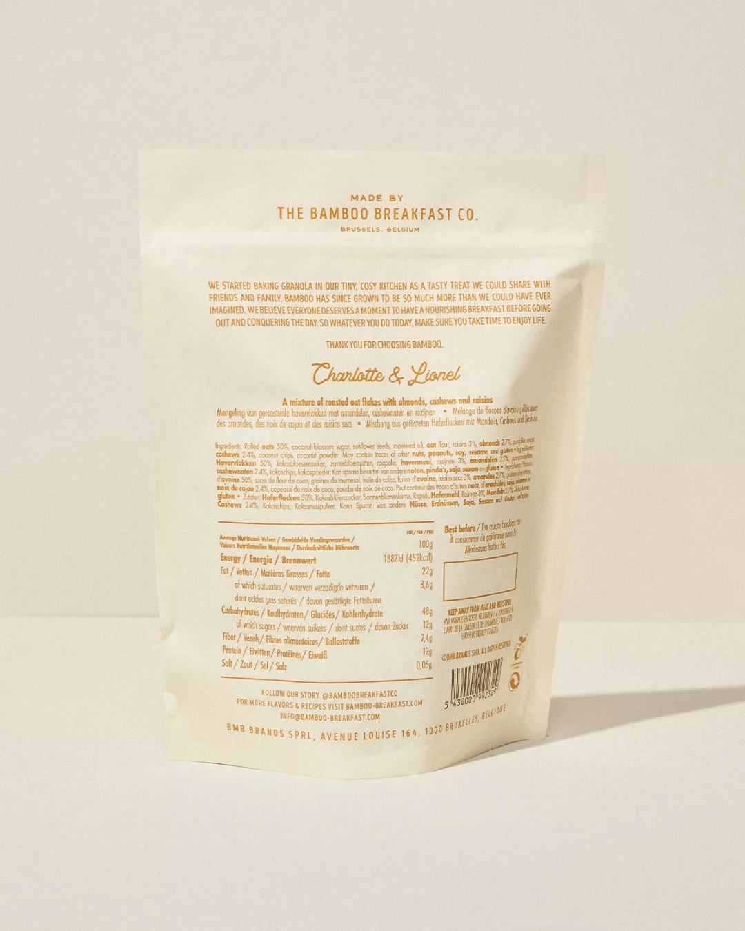 Chunky Granola mit Nüssen & Rosinen, 500g