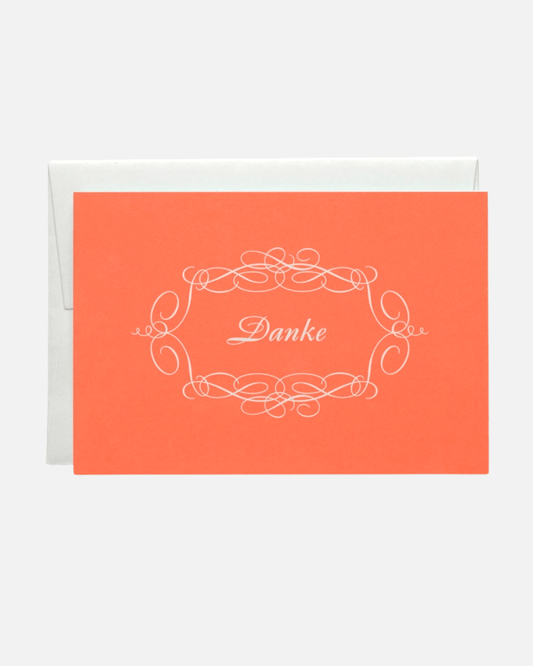 Dankeskarte - Neon (personalisierbar)