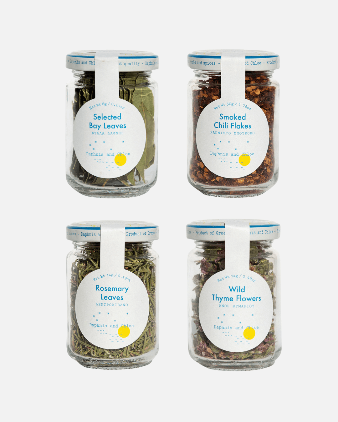 Griechisches Gewürzset, 4 Sorten