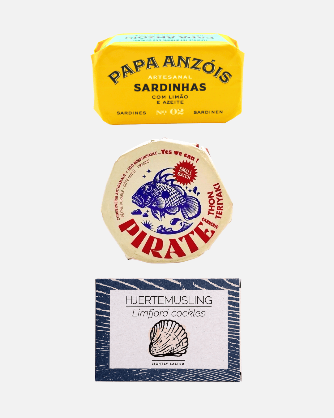 Fine Tinned Fish Tasting Set of 3