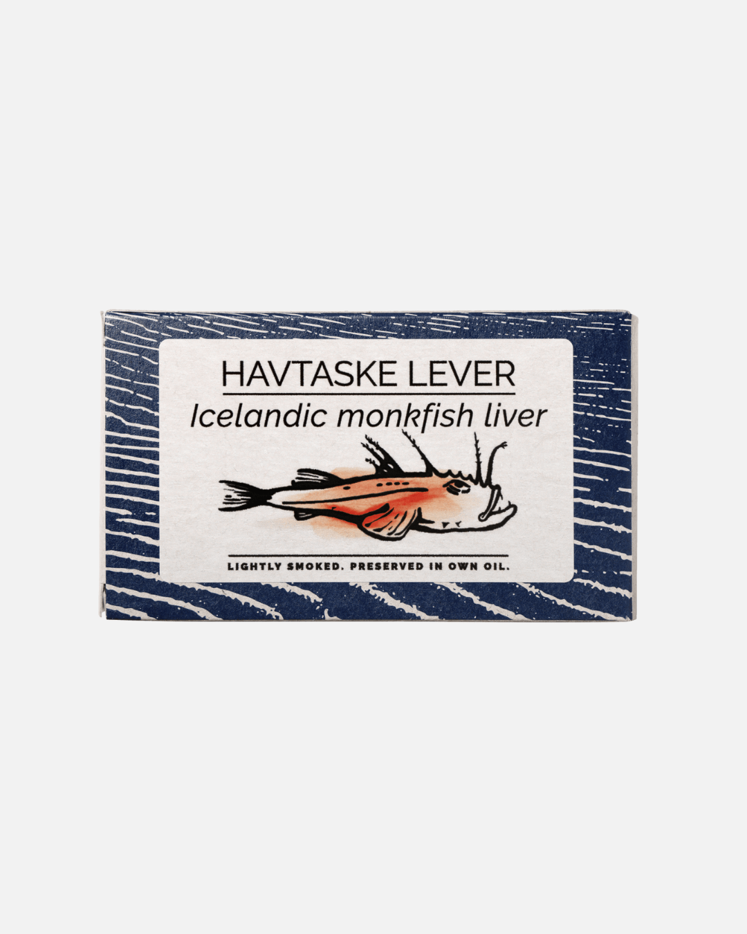 Isländische Seeteufelleber, geräuchert in eigenem Öl, 115g