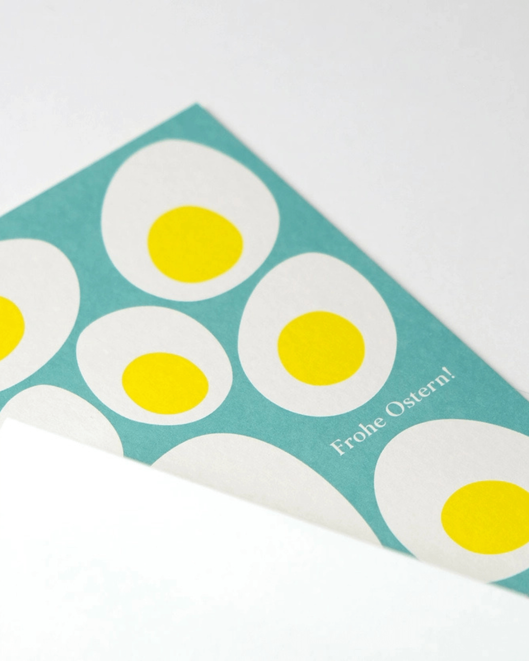 Ostergrußkarte - Ostereier (personalisierbar)