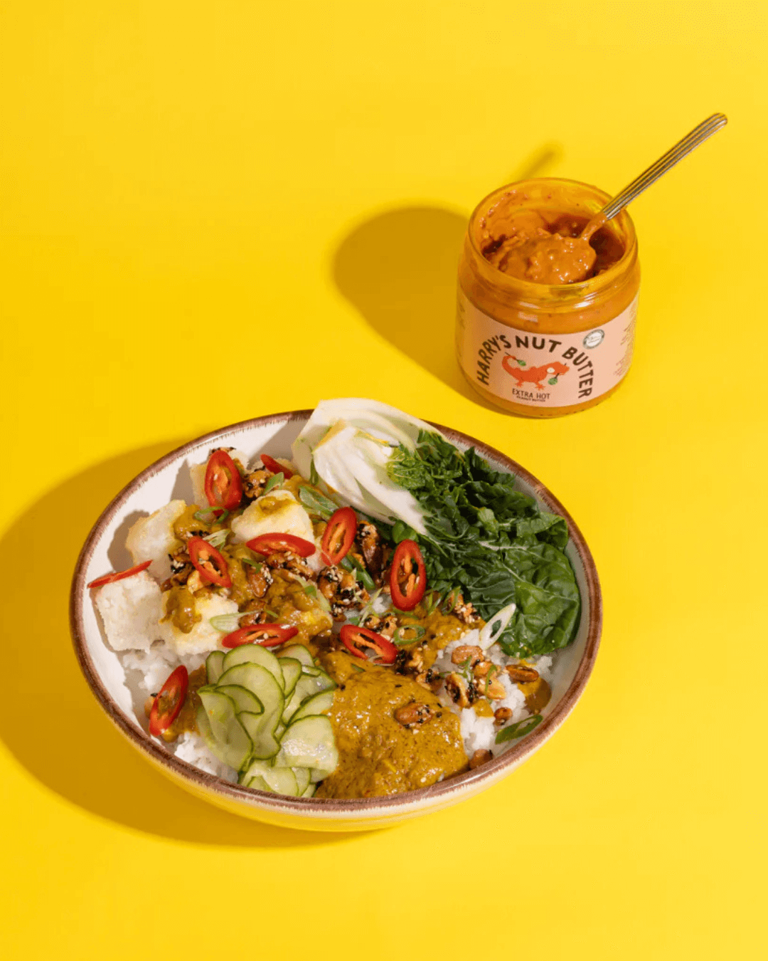 Erdnussbutter mit geräuchertem Paprika - Extra scharf, 330g