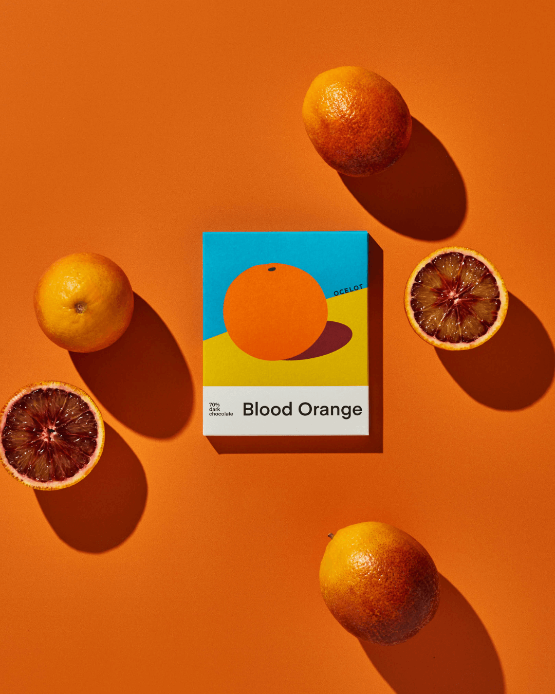 Organic Dark Chocolate 70% with Blood Orange, 70g