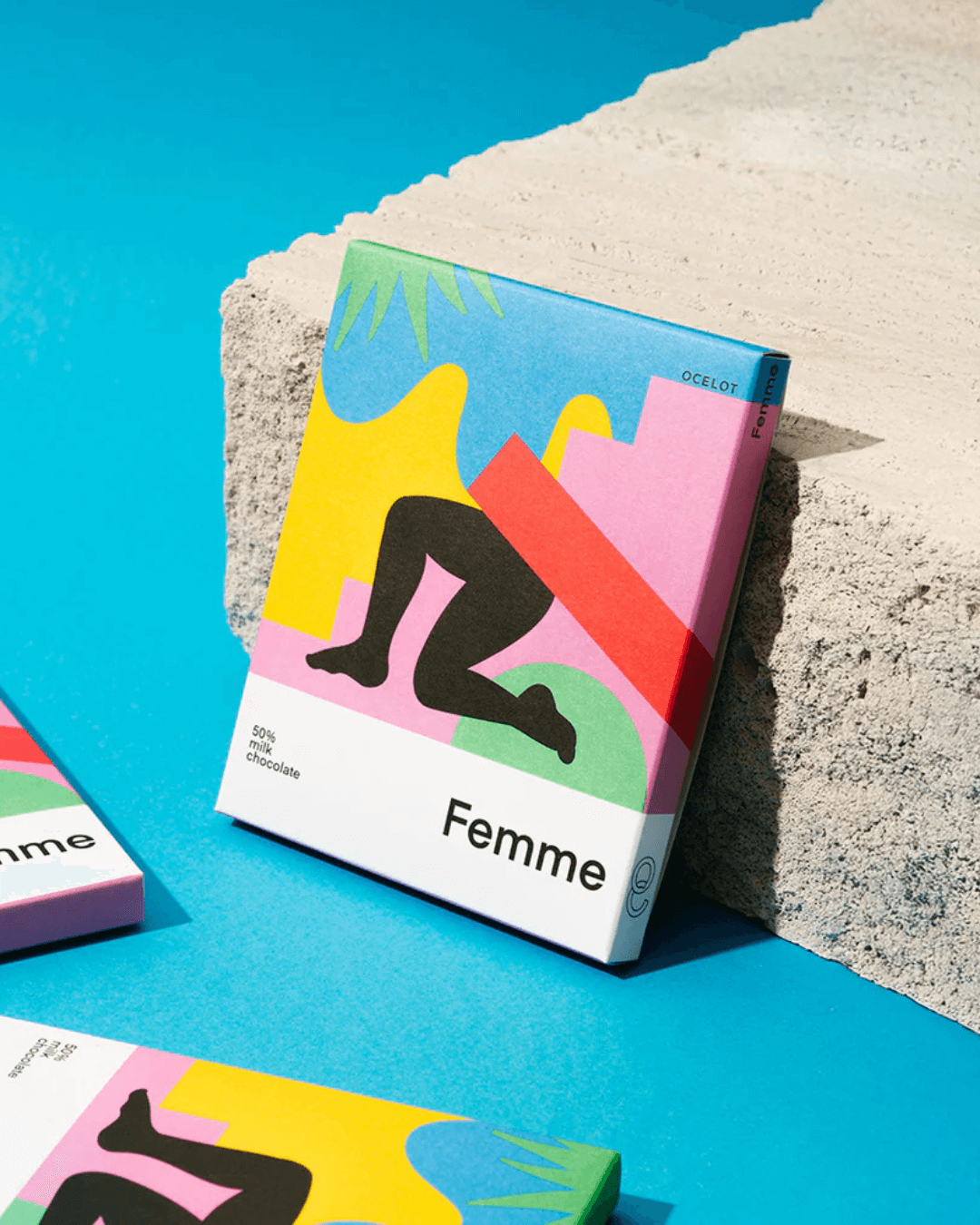 Organic Dark Milk Chocolate 55% Femme, 70g