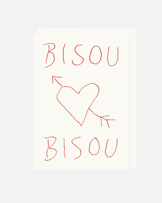 Greeting Card - Bisou Bisou (Customizable)