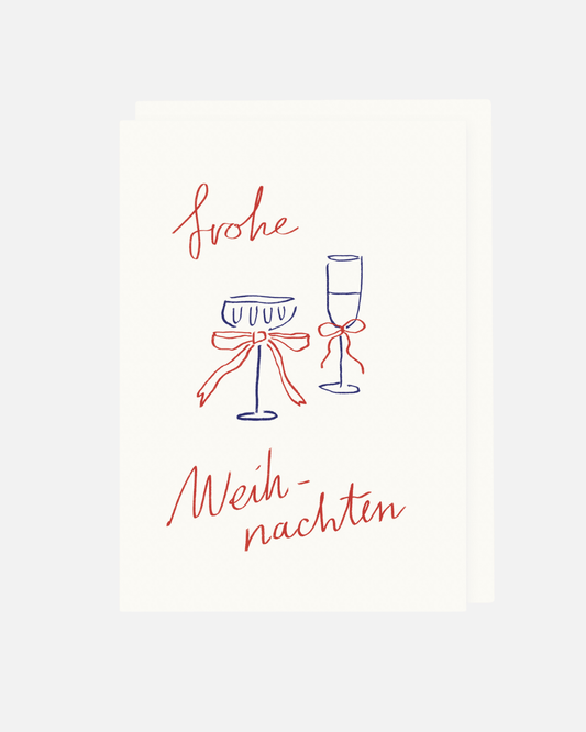 Grußkarte - Frohe Weihnachten (personalisierbar)