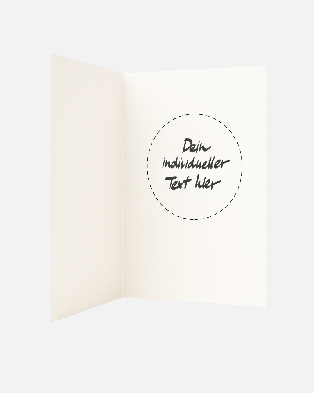 Folded Greeting Card - Cake (Customizable)