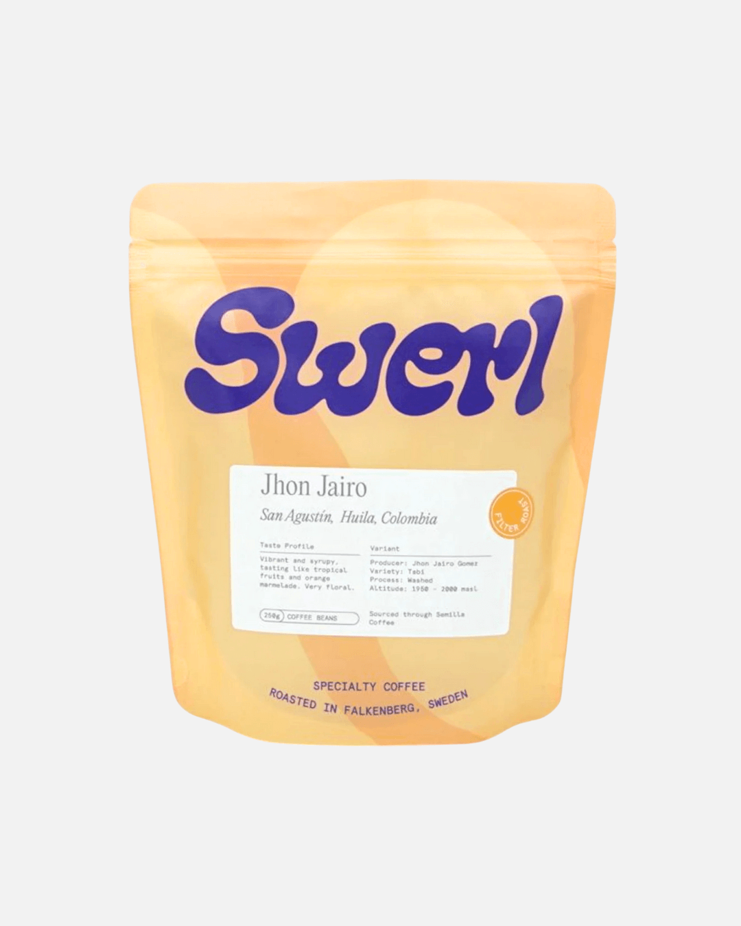 Filterkaffee Bohnen – Jhon Jairo Kolumbien, 250g